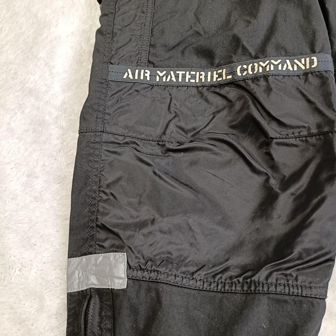 AVIREX ヘリパンツ ミリタリー カーゴパンツ 黒 XL コンビネーション