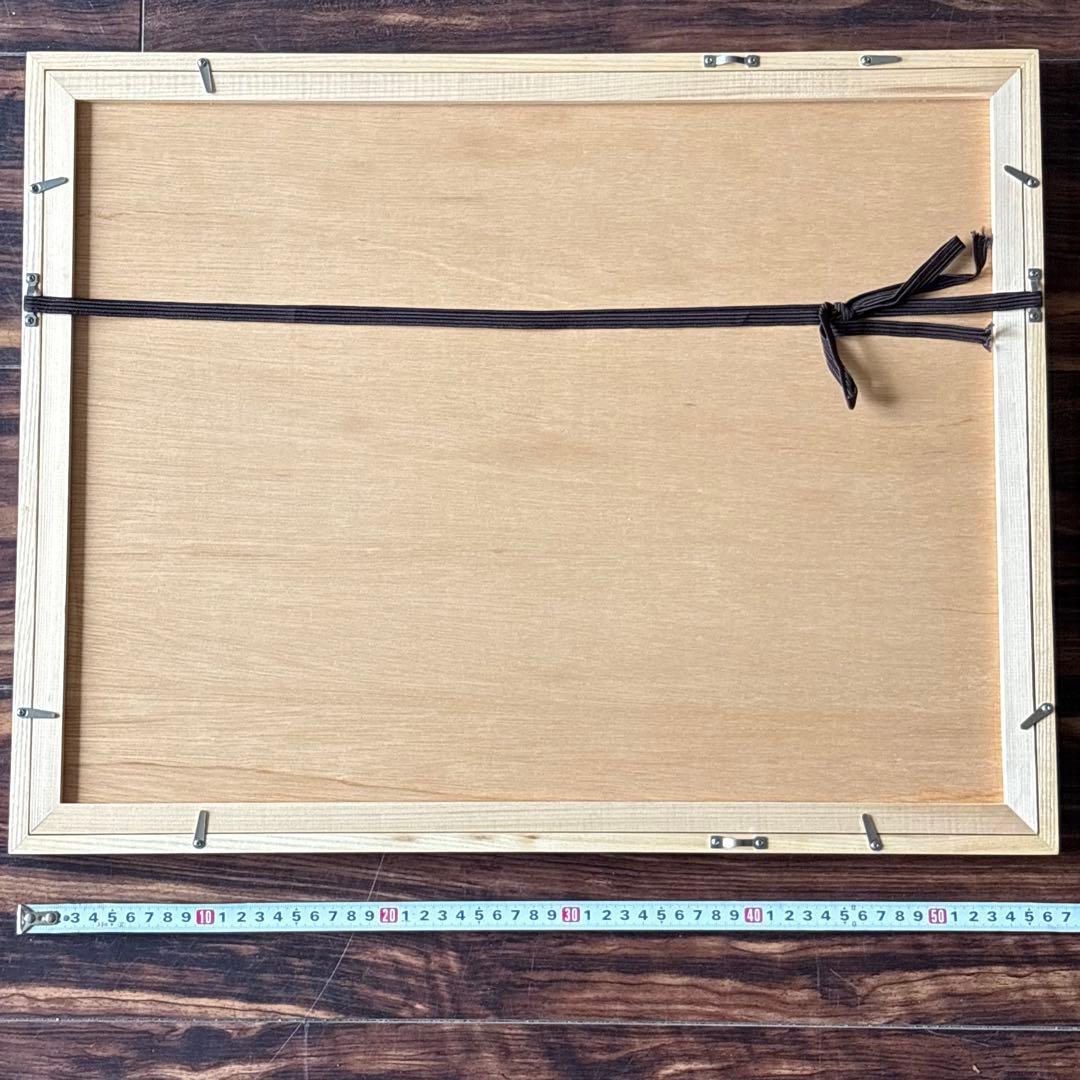 本間武男 こぶしの咲く頃 シルクスクリーン 11/350 額装 版画 風景画 F