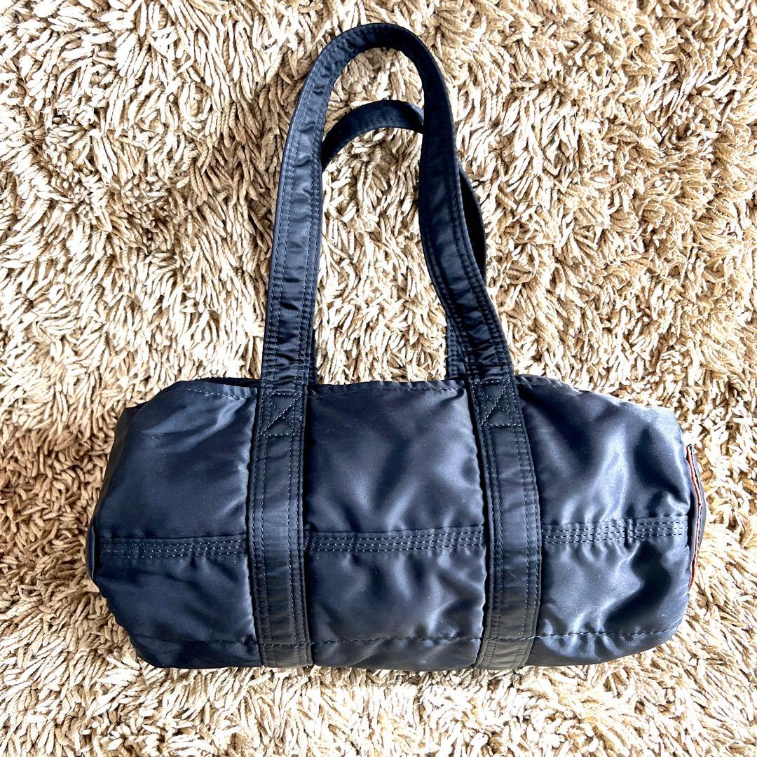 美品　PORTER　ポーター　ミニドラムバッグ　タンカー　黒　廃番