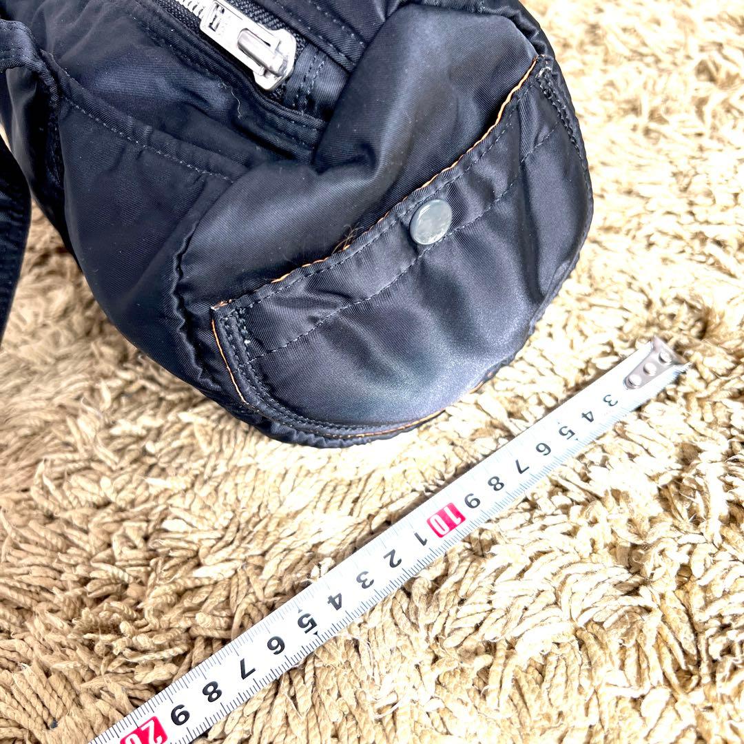 美品　PORTER　ポーター　ミニドラムバッグ　タンカー　黒　廃番