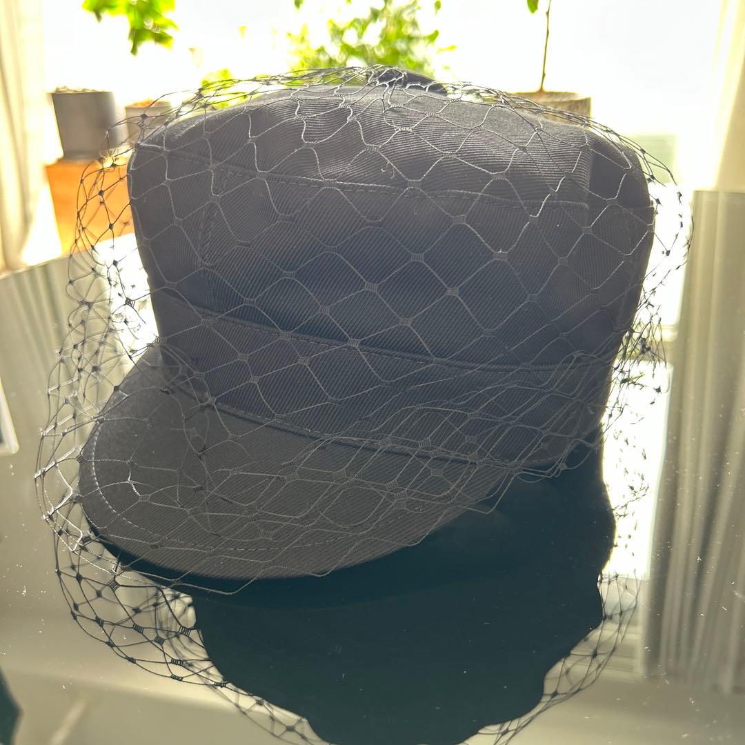 Christian Dior チュール付キャスケット