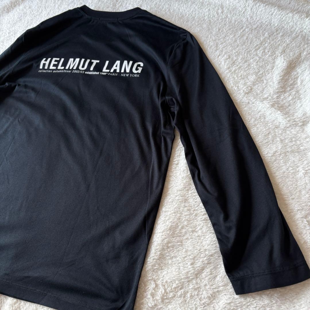 超希少　極美品　本人期　ヘルムートラング　長袖カットソー　ロンT ブラック
