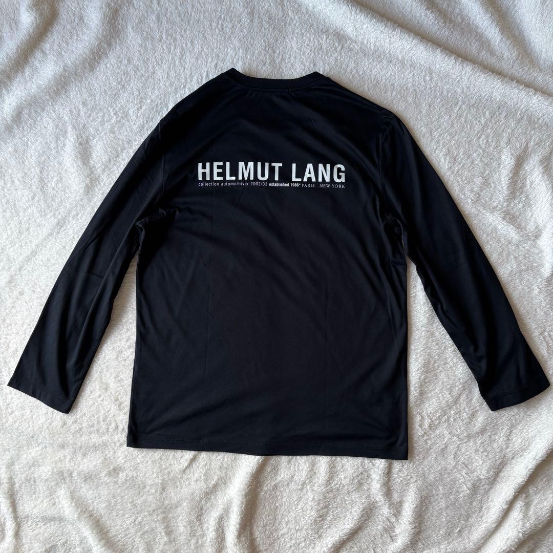超希少　極美品　本人期　ヘルムートラング　長袖カットソー　ロンT ブラック
