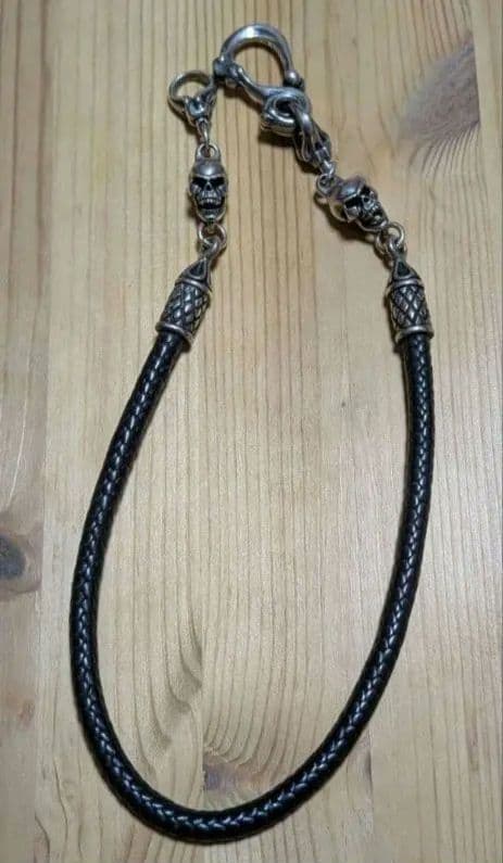 極美品　希少　レザーズ＆トレジャーズ　デニス生前　ウォレットチェーン