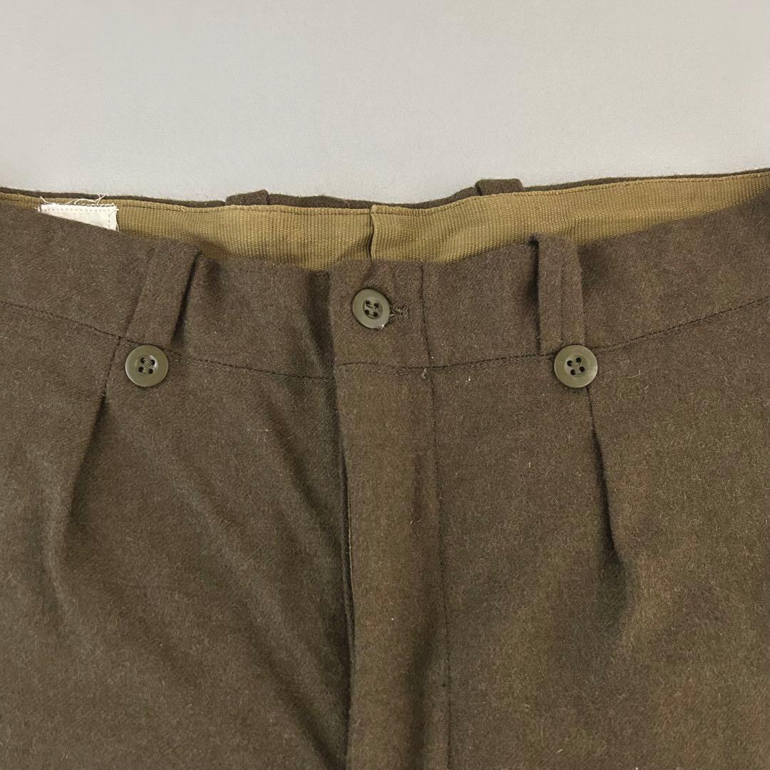 じ*ん様 デッドストック 50s 60s M52 フランス軍 ウール トラウザー