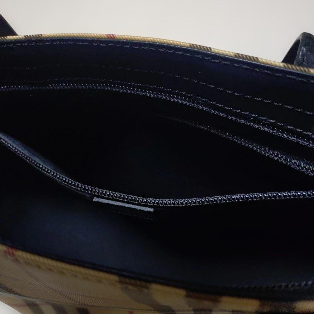 美品 ＢＵＲＢEＲＲY ノバチェックトートバッグ