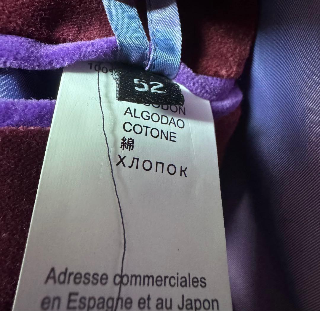 【希少】alain manoukian バーガンディ テーラードジャケット 52