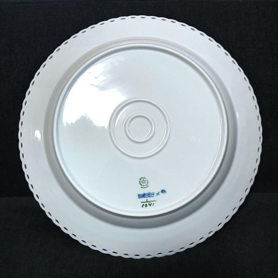ロイヤルコペンバーゲン　ブルーフルテッドフルレース 大皿