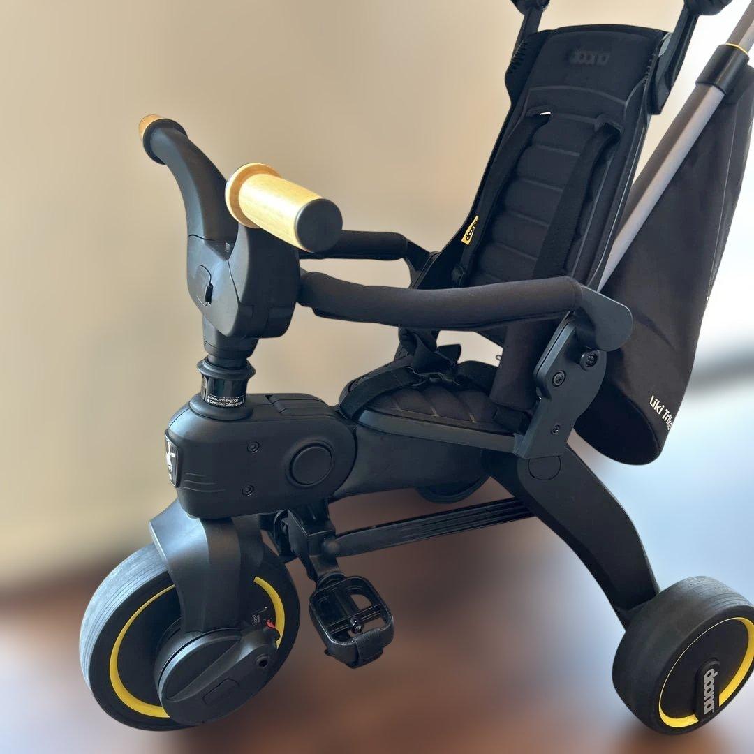 doonaドゥーナ　リキトライクプレミアム　折りたたみ三輪車　S5ニトロブラック