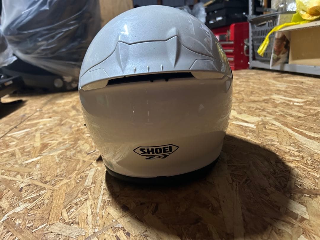 SHOEI フルフェイスヘルメット ホワイト ミラーシールドZ-7 ビーコム付き