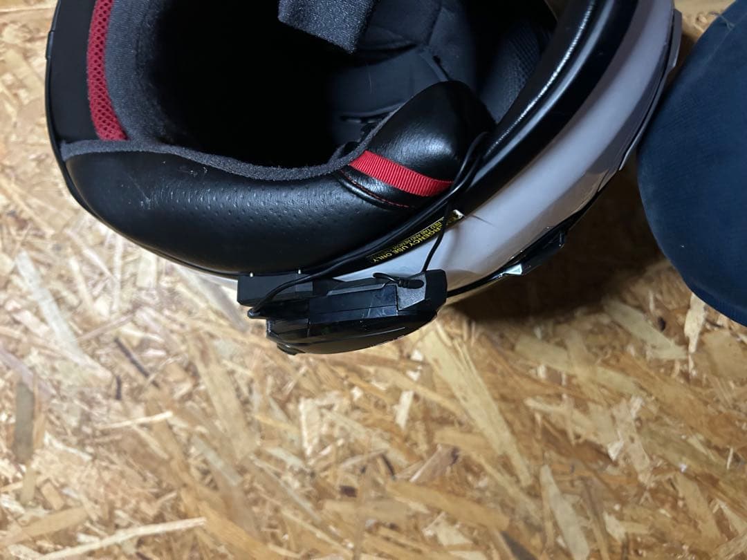 SHOEI フルフェイスヘルメット ホワイト ミラーシールドZ-7 ビーコム付き