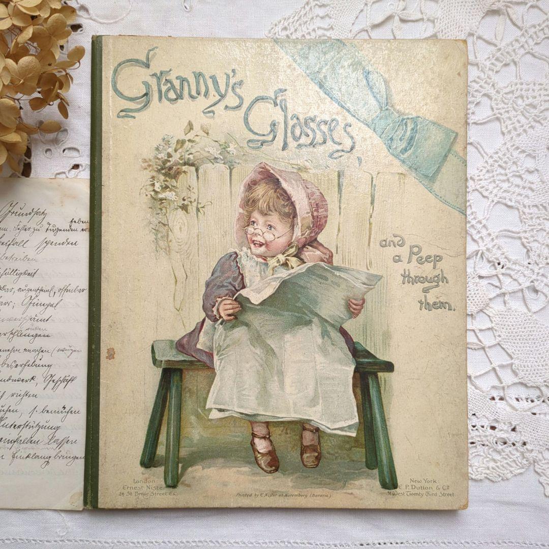 超稀少1892アーネストニスター絵本 初版本 洋書古書 児童書 ヴィクトリアン