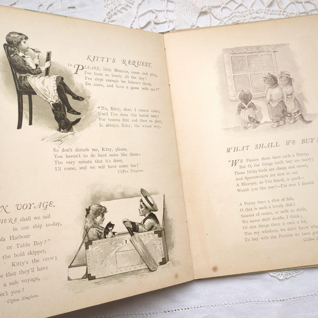 超稀少1892アーネストニスター絵本 初版本 洋書古書 児童書 ヴィクトリアン