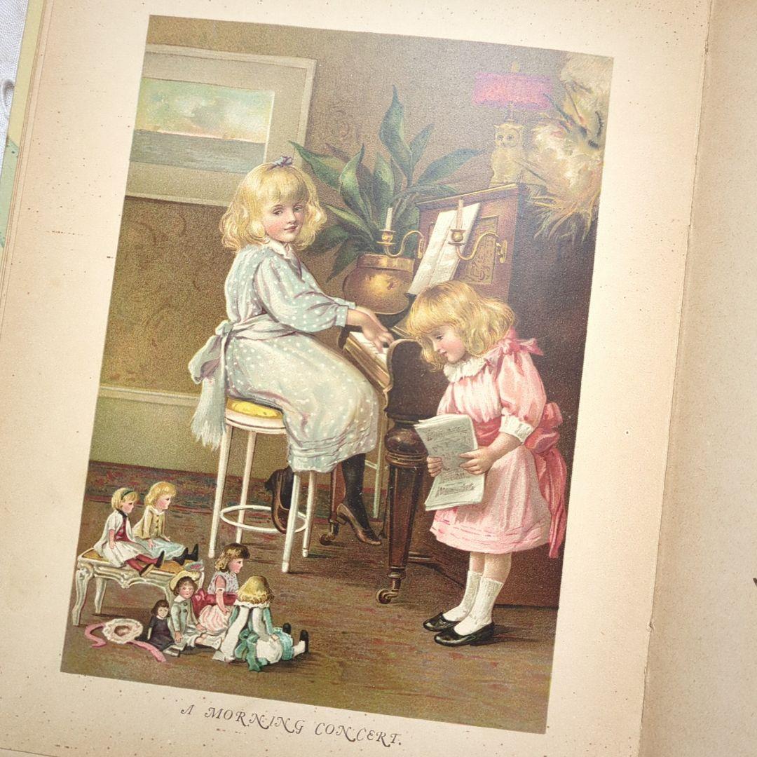 超稀少1892アーネストニスター絵本 初版本 洋書古書 児童書 ヴィクトリアン