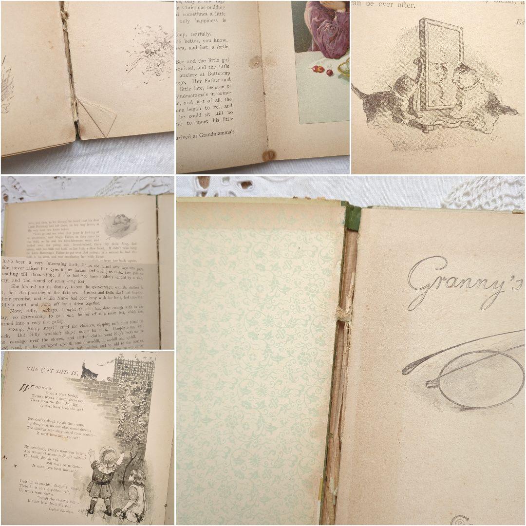 超稀少1892アーネストニスター絵本 初版本 洋書古書 児童書 ヴィクトリアン