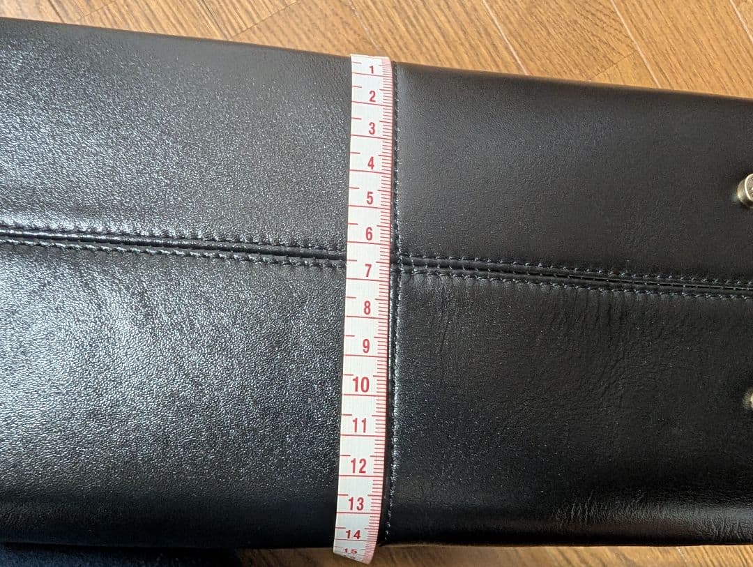 FOLNUA ブラックヴィンテージ　バトーバッグ