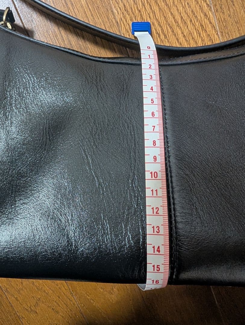 FOLNUA ブラックヴィンテージ　バトーバッグ