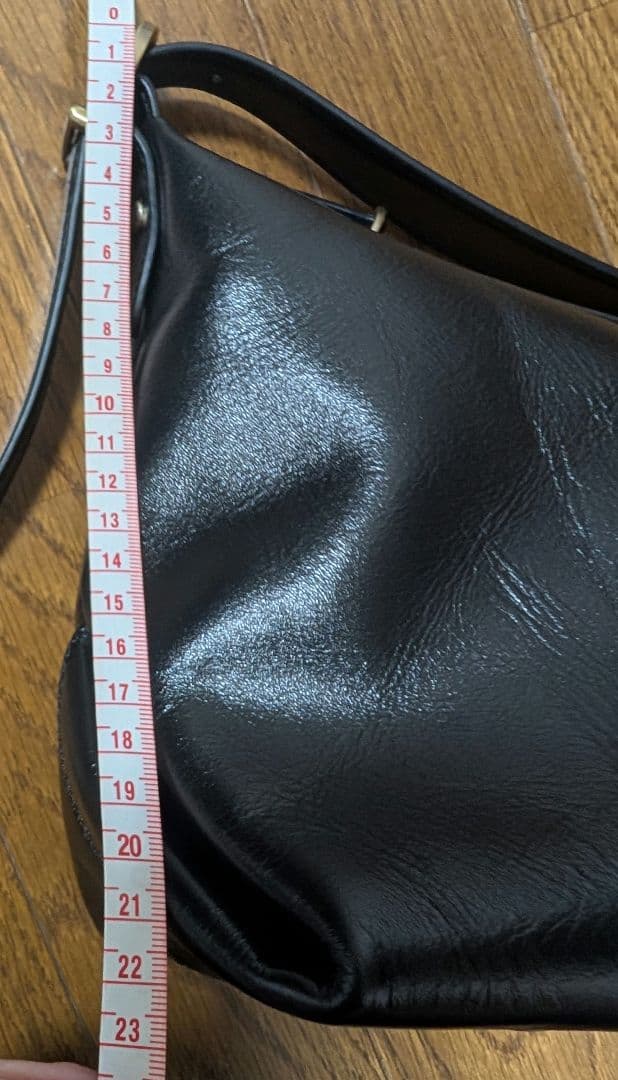 FOLNUA ブラックヴィンテージ　バトーバッグ