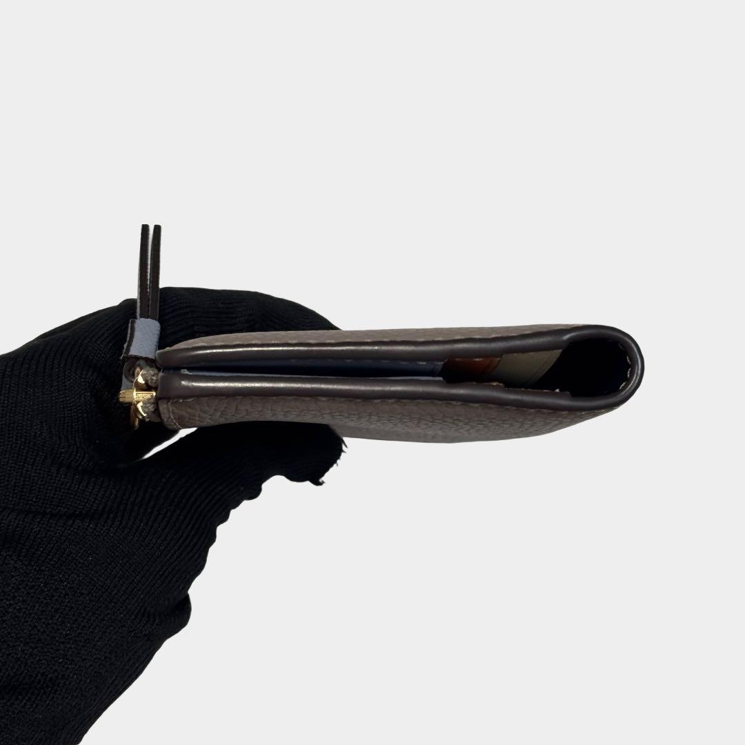 極美品✨TORY BURCH トリーバーチ　ロビンソン　長財布　グレージュ系