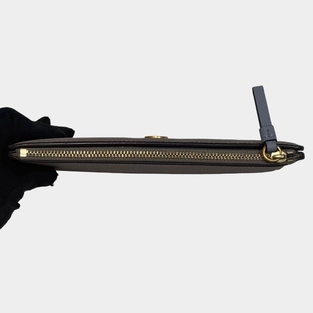 極美品✨TORY BURCH トリーバーチ　ロビンソン　長財布　グレージュ系