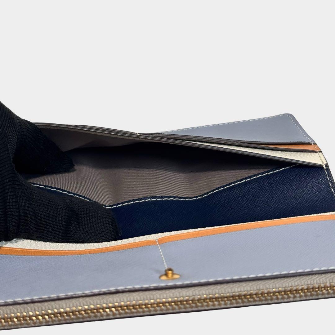 極美品✨TORY BURCH トリーバーチ　ロビンソン　長財布　グレージュ系