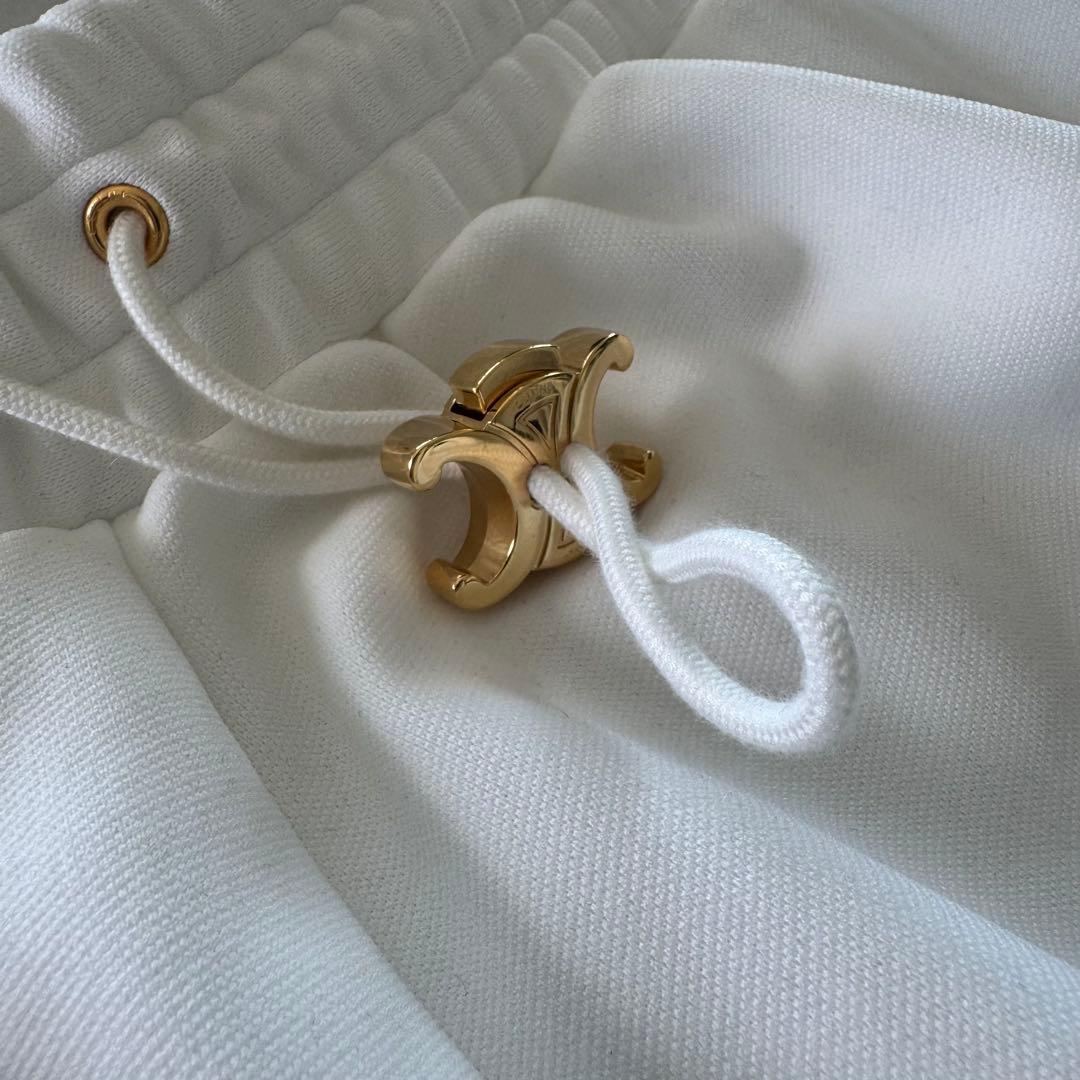 セリーヌ パンツ ショート ハーフ トリオンフ ロゴ ライン celine