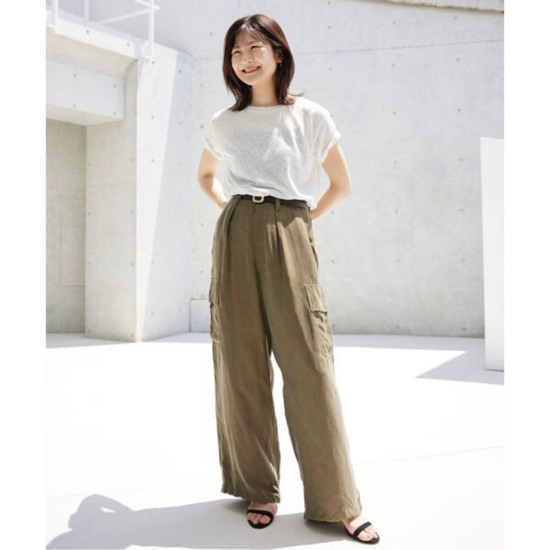 スローブイエナ　キュプラ カーゴパンツ