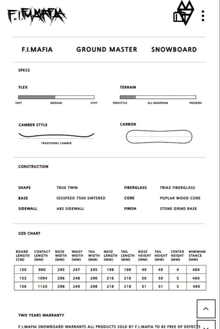 FIMAFIA GROUNDMASTER エフアイマフィア グランドマスター