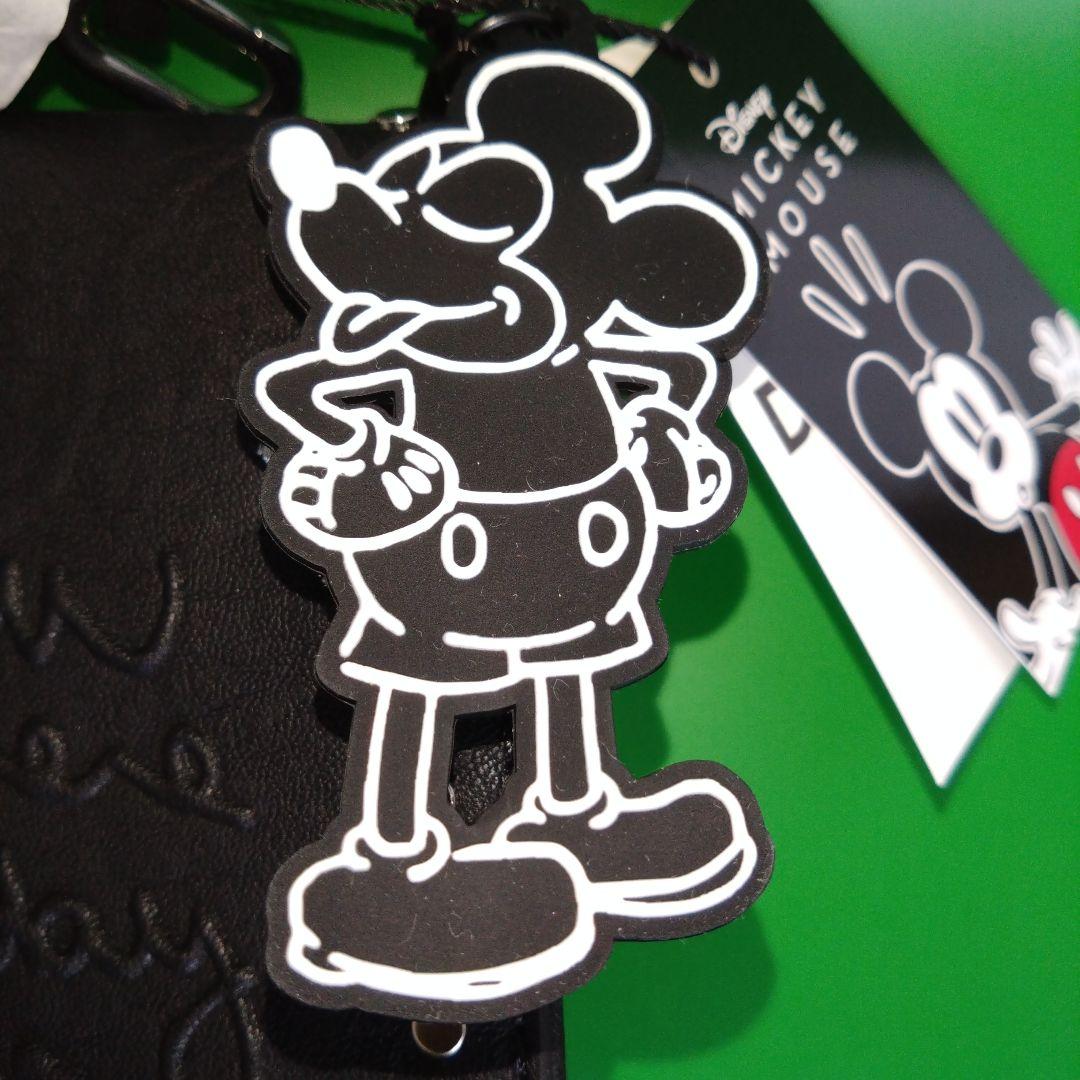 ♦Desigual♦　ミッキーデザイン・レザー調ミドルクロスボディバック　ＢＫ