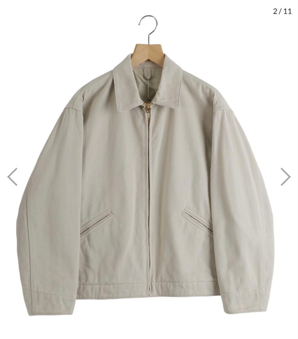 comoli 25aw コットンツイルジップジャケット　サイズ2 新品未使用