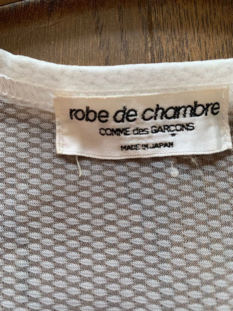 COMME des GARÇONS コムデギャルソン　ローブドシャンブル　ロゴ