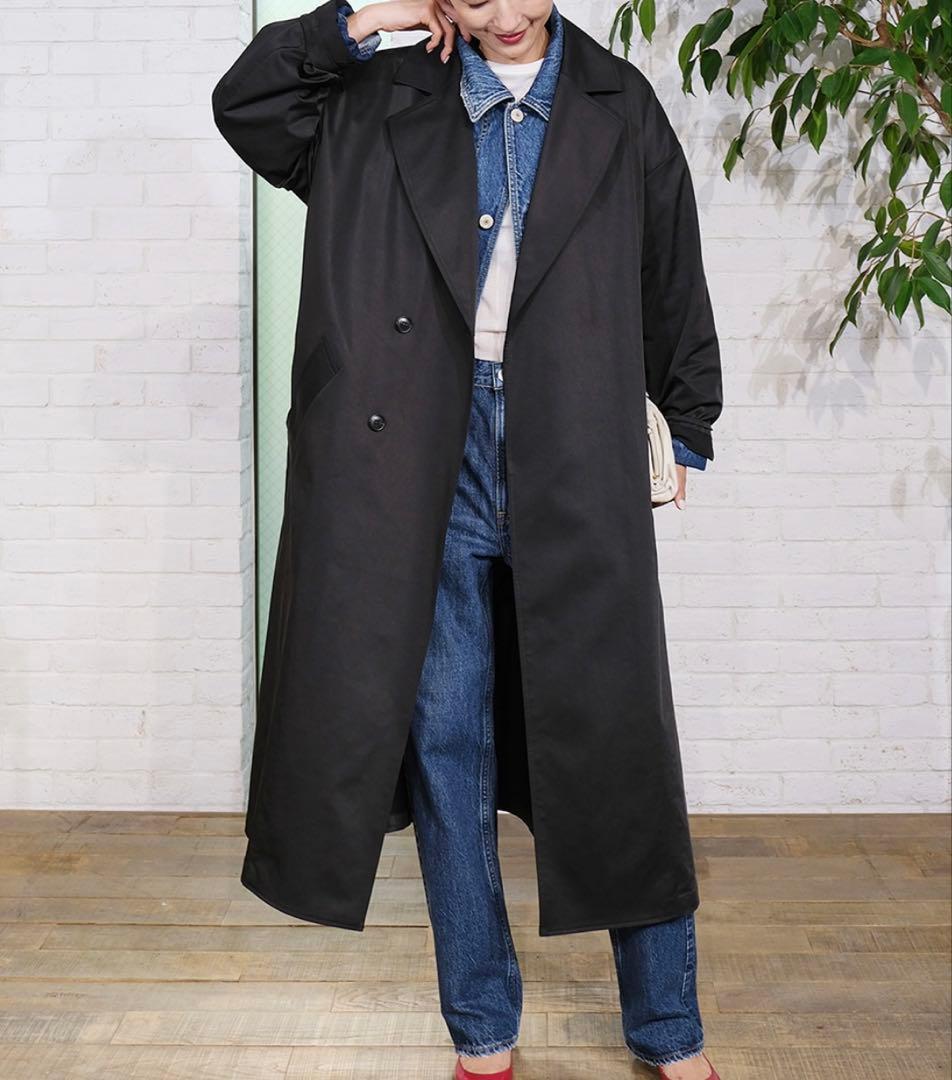 【新品未使用】STATE OF MIND　トレンチコート　ブラック