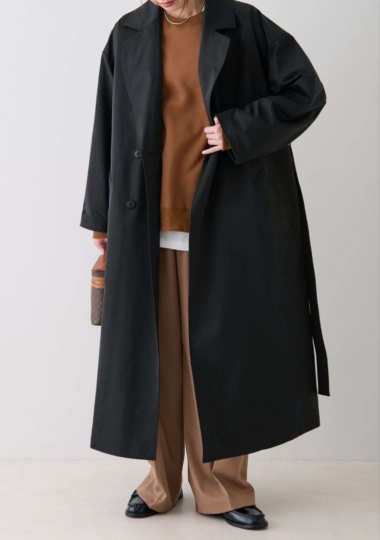 【新品未使用】STATE OF MIND　トレンチコート　ブラック