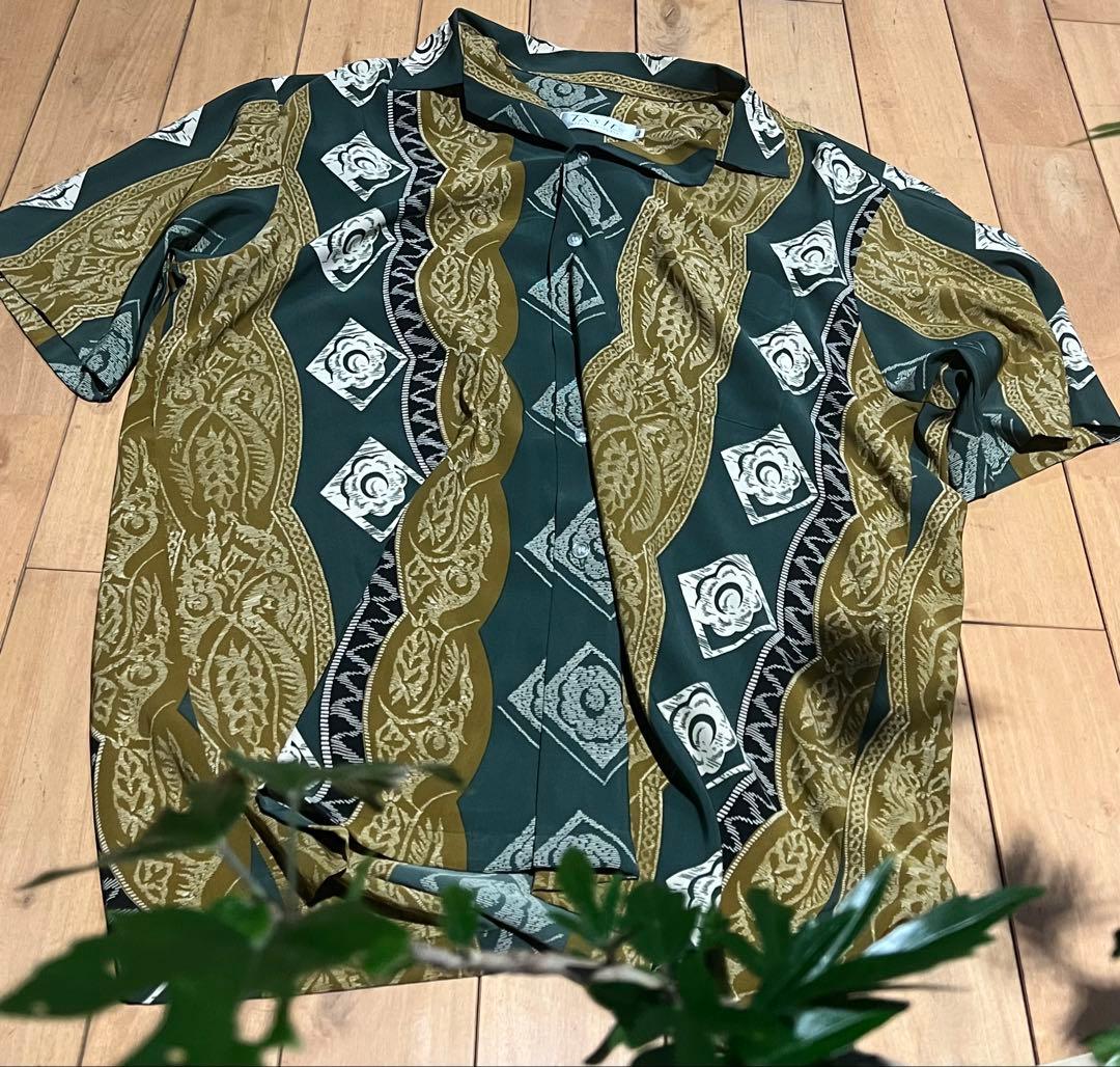 needles トラックパンツ ヒザデル S、柄シャツ M、アロハシャツ XL