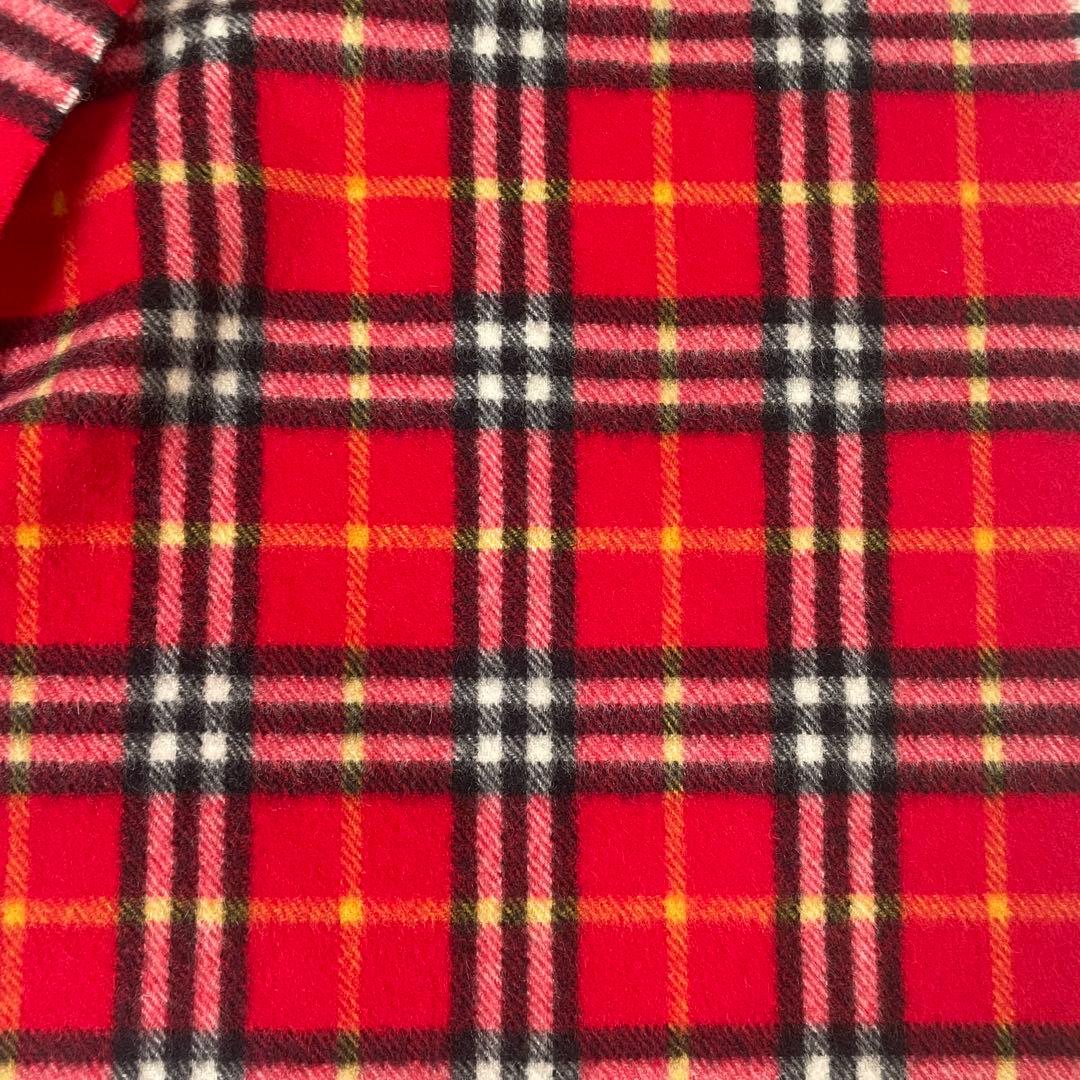 Burberrys カシミア100％ マフラー ノバチェック　レッド