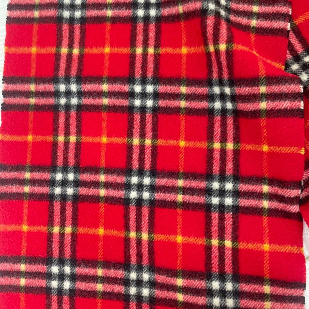 Burberrys カシミア100％ マフラー ノバチェック　レッド