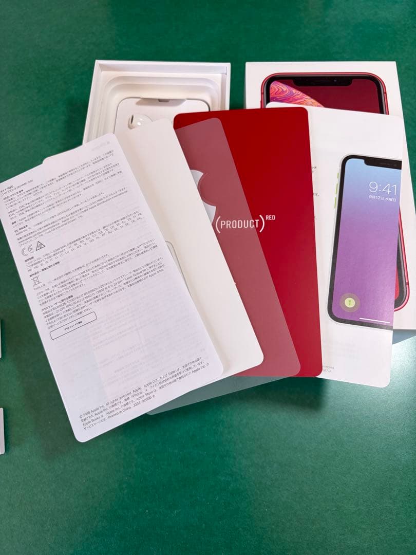 値下げ　iPhone XR プロダクトレッド 64GB SIMフリー