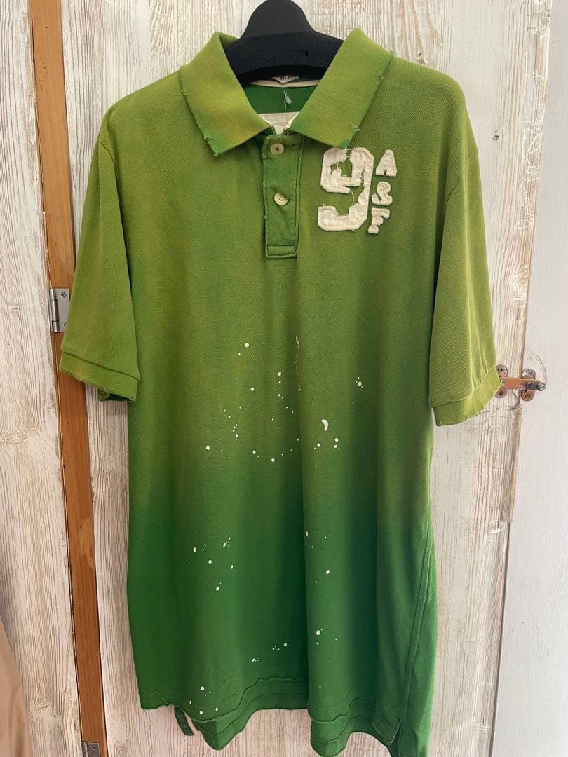 谷*渉様 Abercrombie & Fitch グリーンポロシャツ 新品タグ付