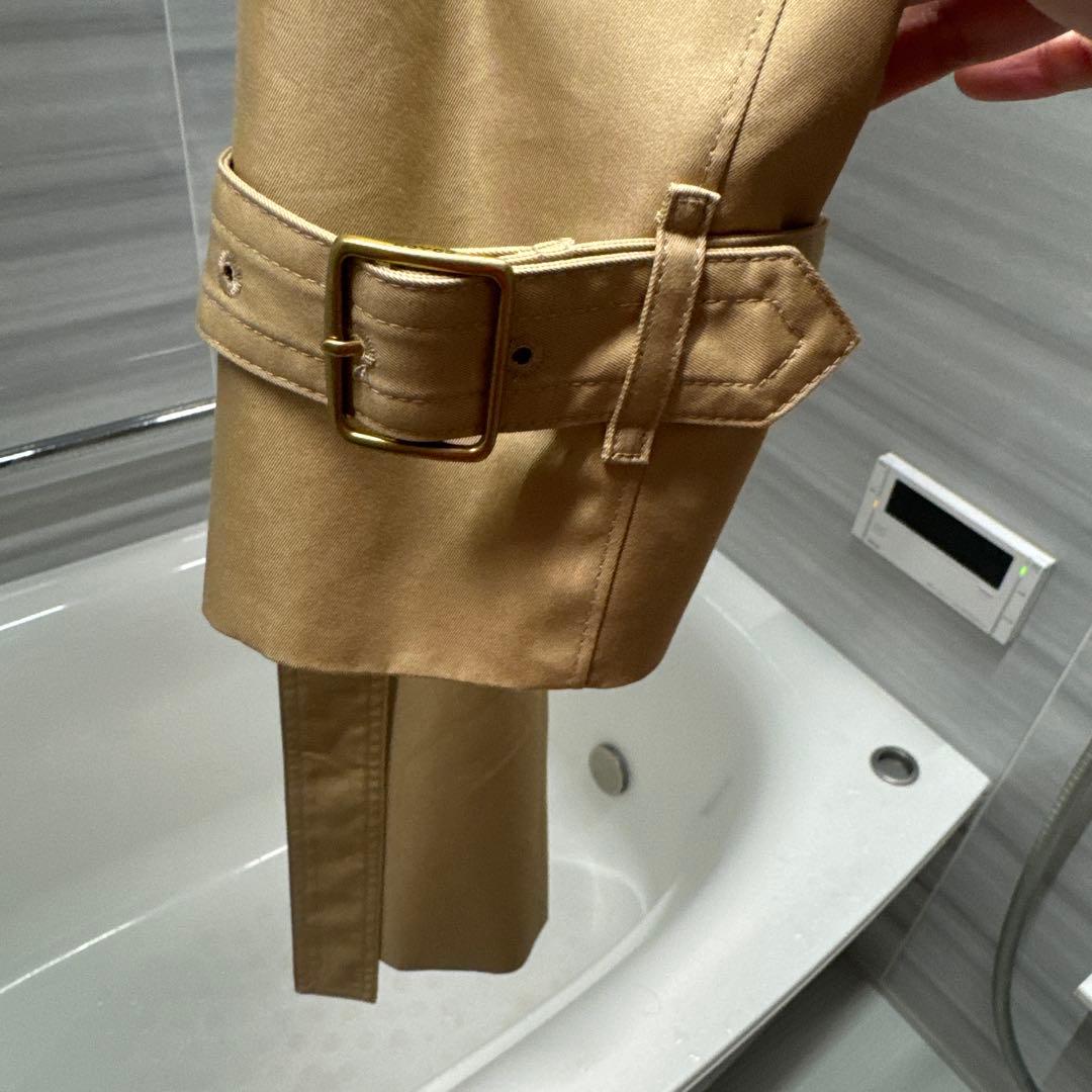 2024年購入　コーチ　ベージュ トレンチコート ウエストベルト付き