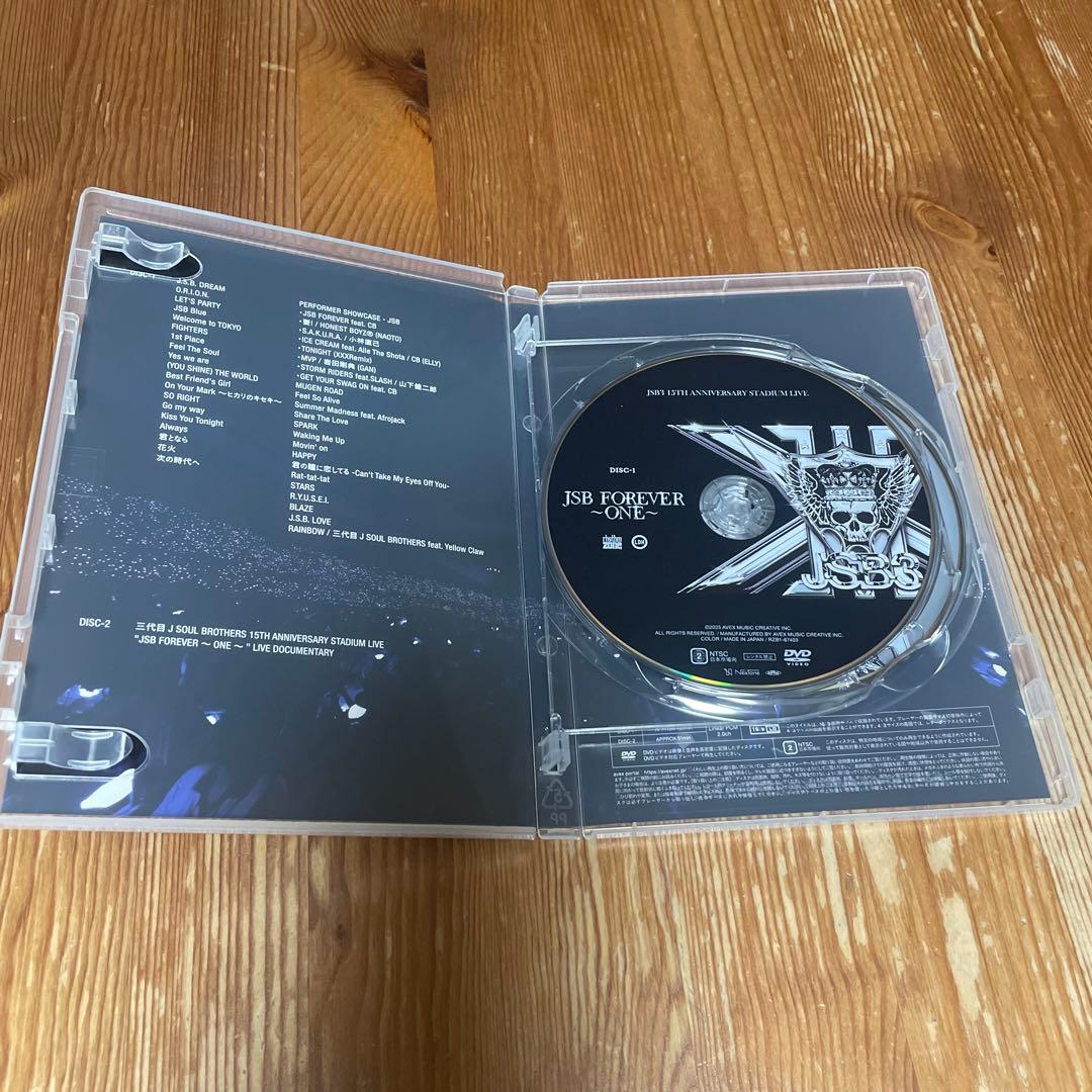 三代目★JSB FOREVER〜ONE〜　スタジアムライブ　DVD 15TH