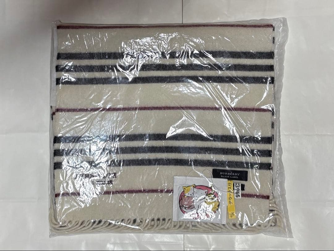 メルカリ便【美品】バーバリーブラックレーベル　マフラー