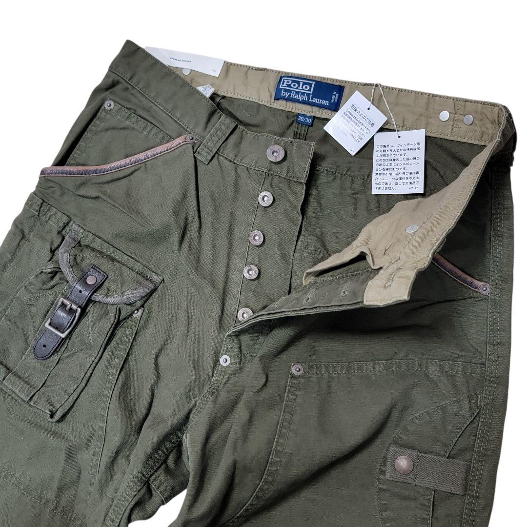 新品 90S Polo by Ralph Lauren ダブルニーベイカーパンツ