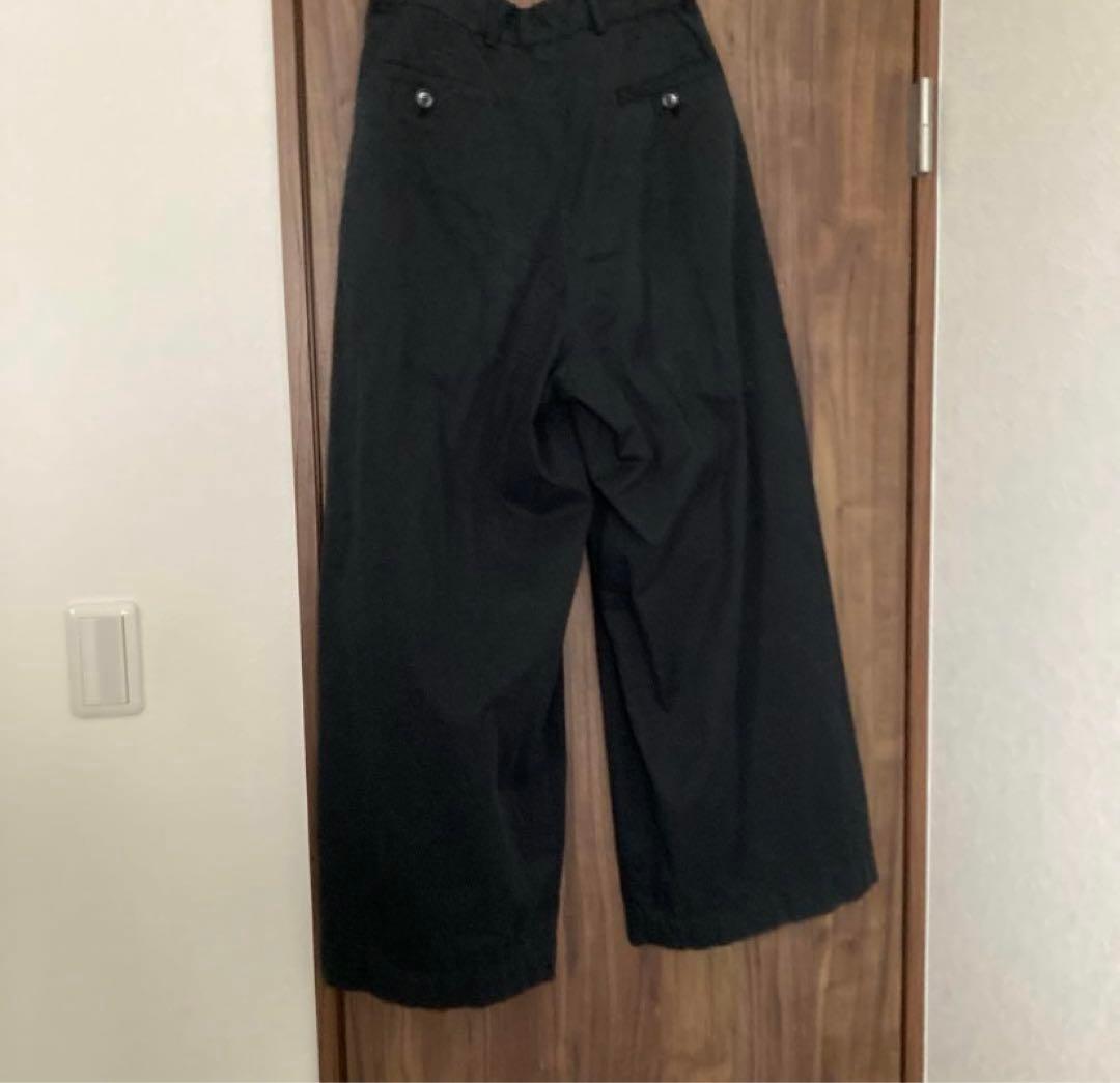 DRIES VAN NOTEN ブラック　ワイドスラックス