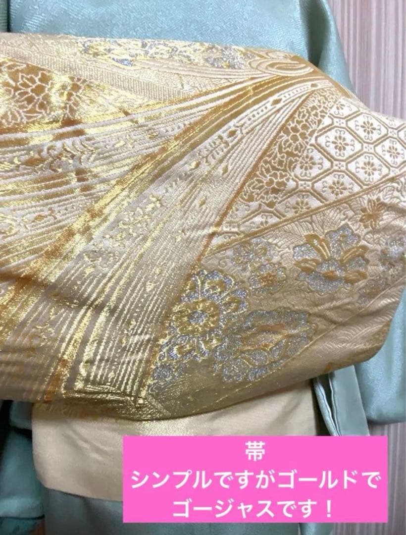 【限定価格】付け下げ　訪問着　金彩　訪問着セット　卒業式　入学式　正絹