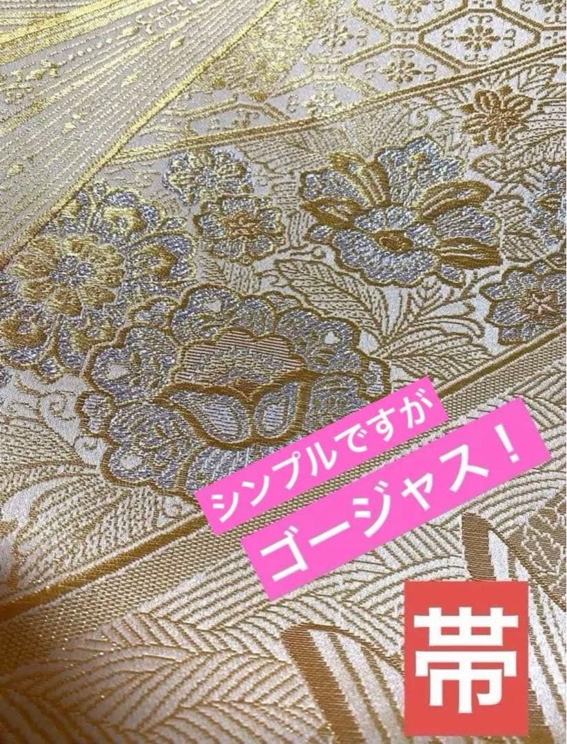 【限定価格】付け下げ　訪問着　金彩　訪問着セット　卒業式　入学式　正絹