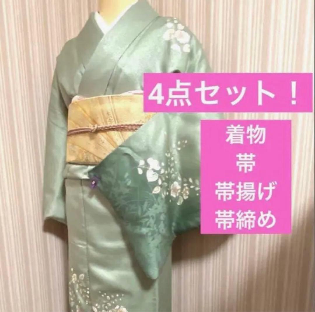 【限定価格】付け下げ　訪問着　金彩　訪問着セット　卒業式　入学式　正絹