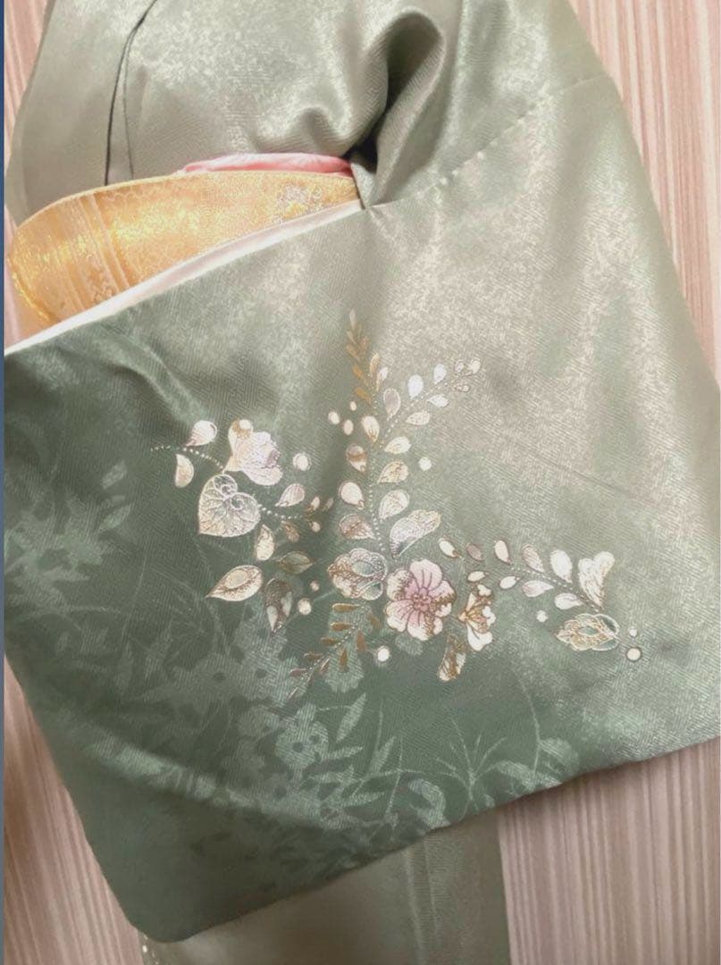 【限定価格】付け下げ　訪問着　金彩　訪問着セット　卒業式　入学式　正絹