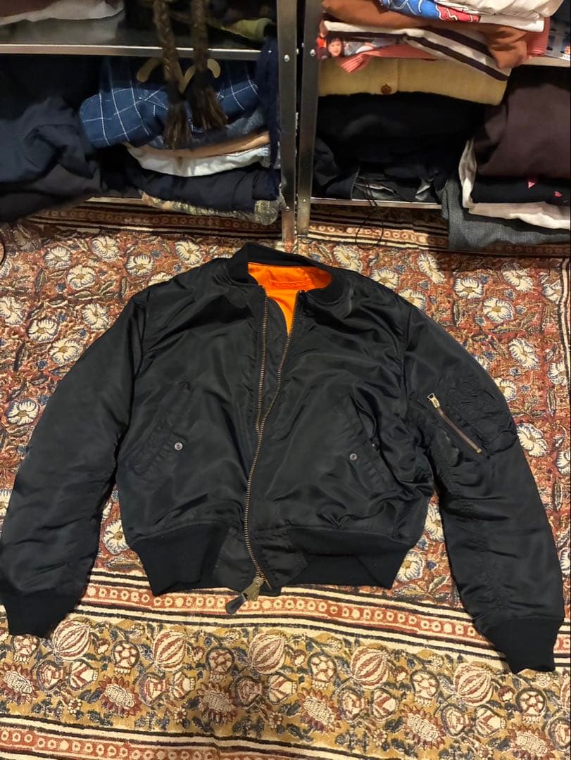 usa製 80sALPHAINDUSTRIES ma1 リバーシブル m