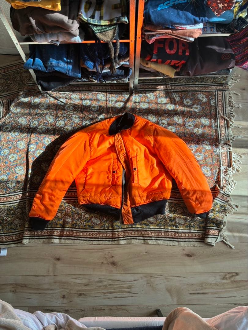 usa製 80sALPHAINDUSTRIES ma1 リバーシブル m