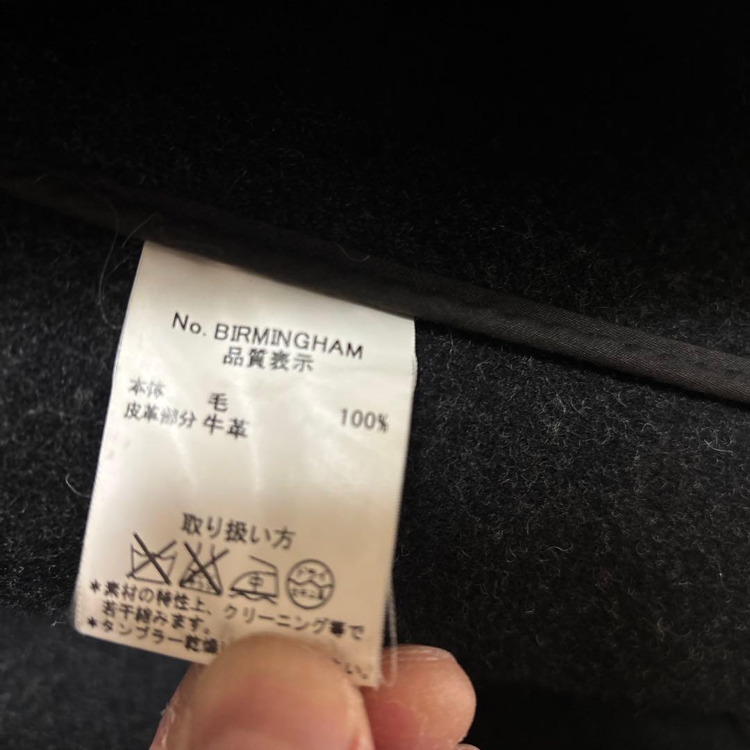 超極上品　インバーティア ロングダッフルコート メンズ チャコール 36=S